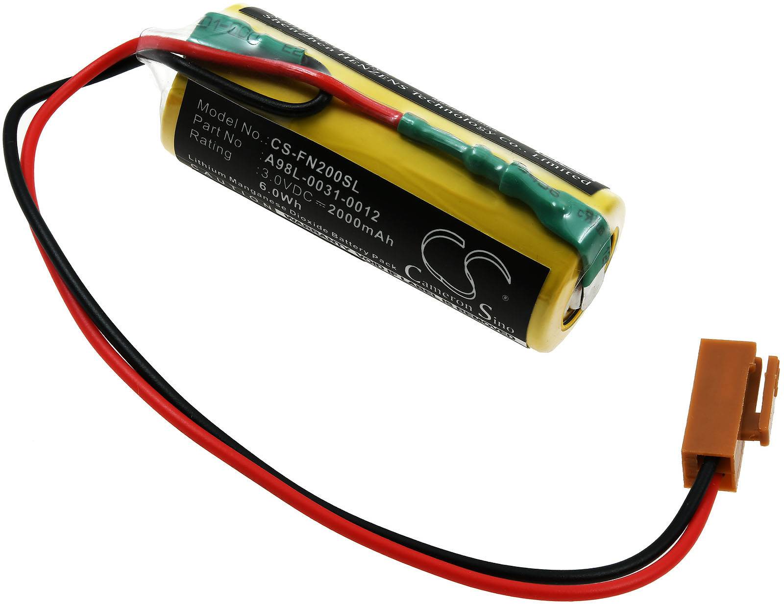 SPS-Lithiumbatterie für GE FANUC 15-B / Typ A02B-0200-K102, 3V, Lithium-Mangandioxid-1