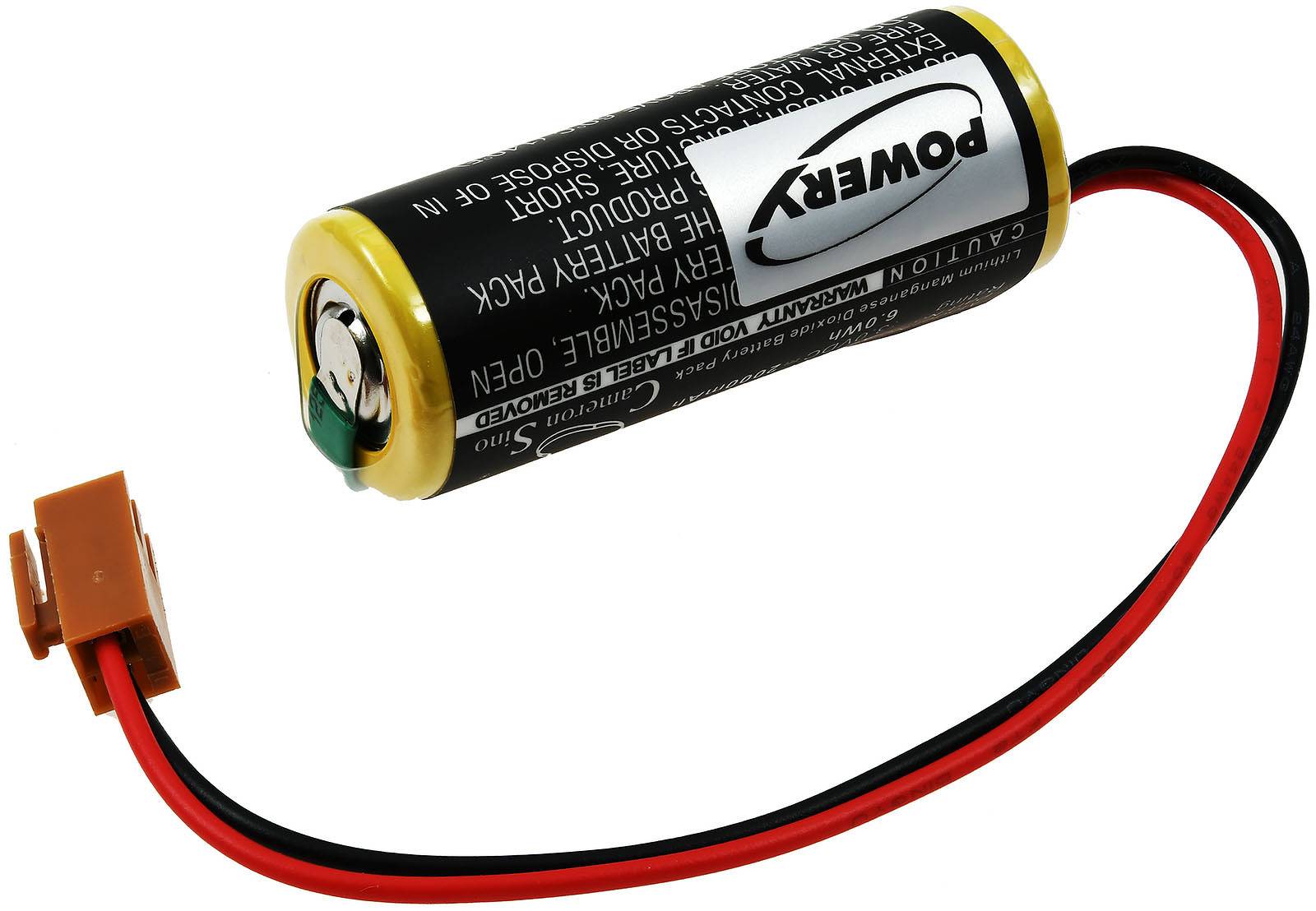 SPS-Lithiumbatterie für GE FANUC 15-B / Typ A02B-0200-K102, 3V, Lithium-Mangandioxid-2