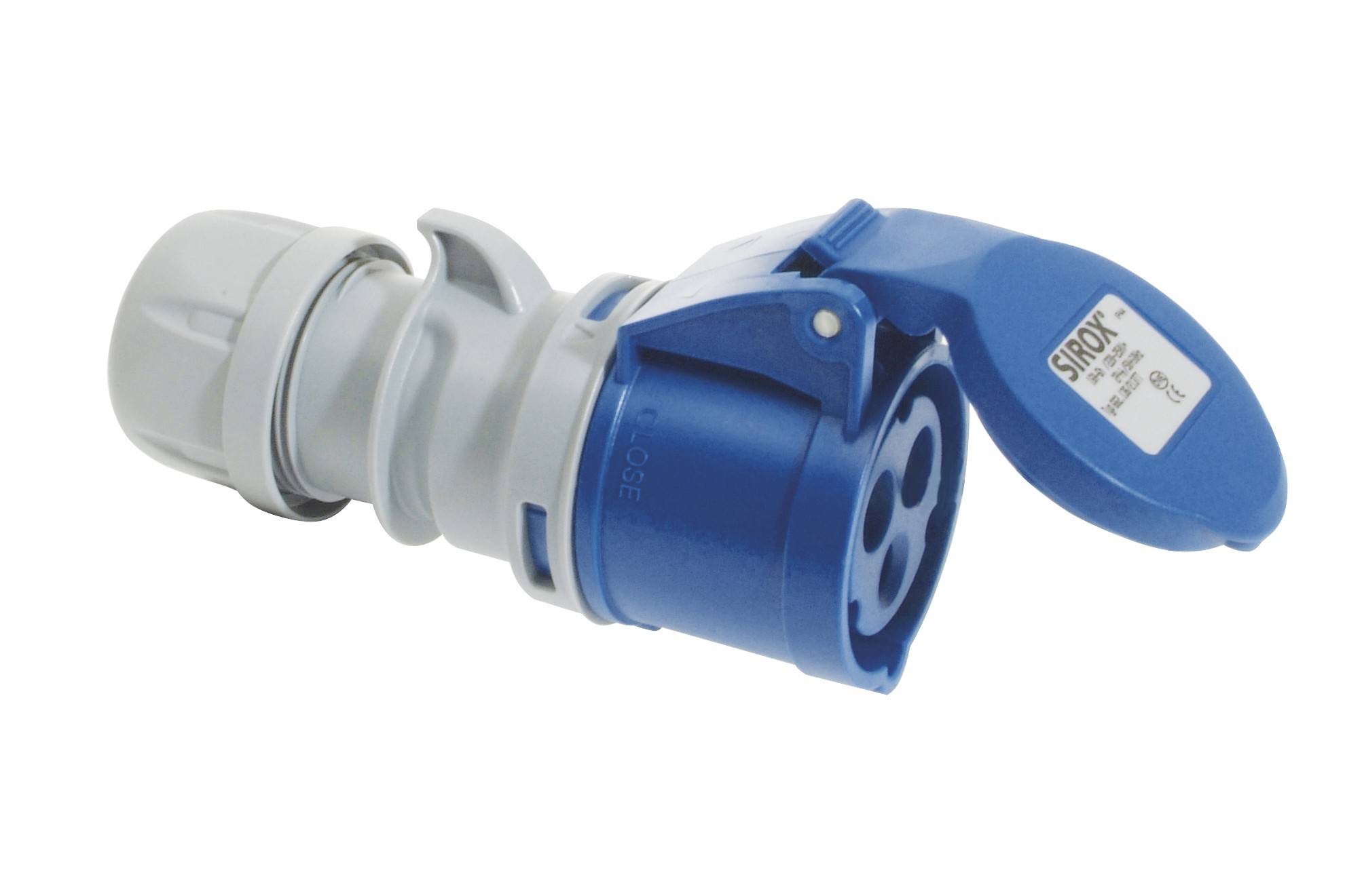 SIROX® CEE-Kupplung IP 44, 3-polig, 230 V, 6 h-1