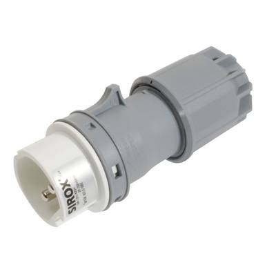 SIROX® CEE Stecker IP 44, 2-polig, 42 V 16 A, mit vernickelten Kontakten