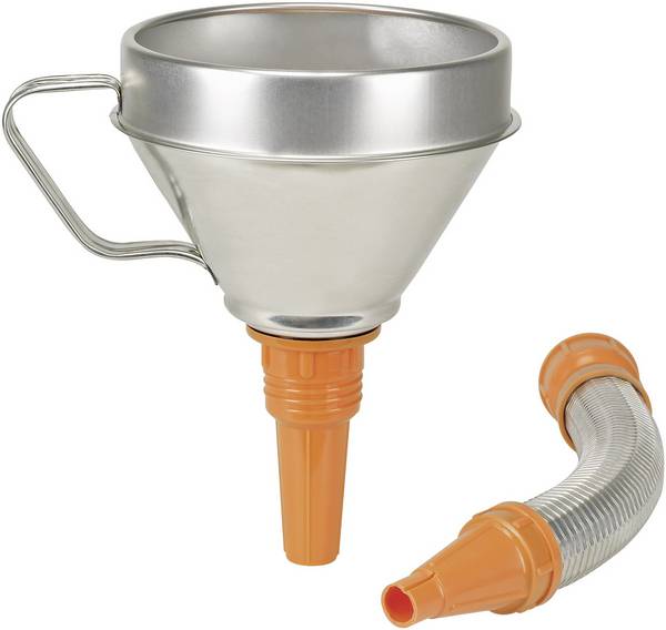 Pressol Kombitrichter Stahlblech verz. mit flexiblem Auslauf 02645 Trichter 1.3 l 160 mm