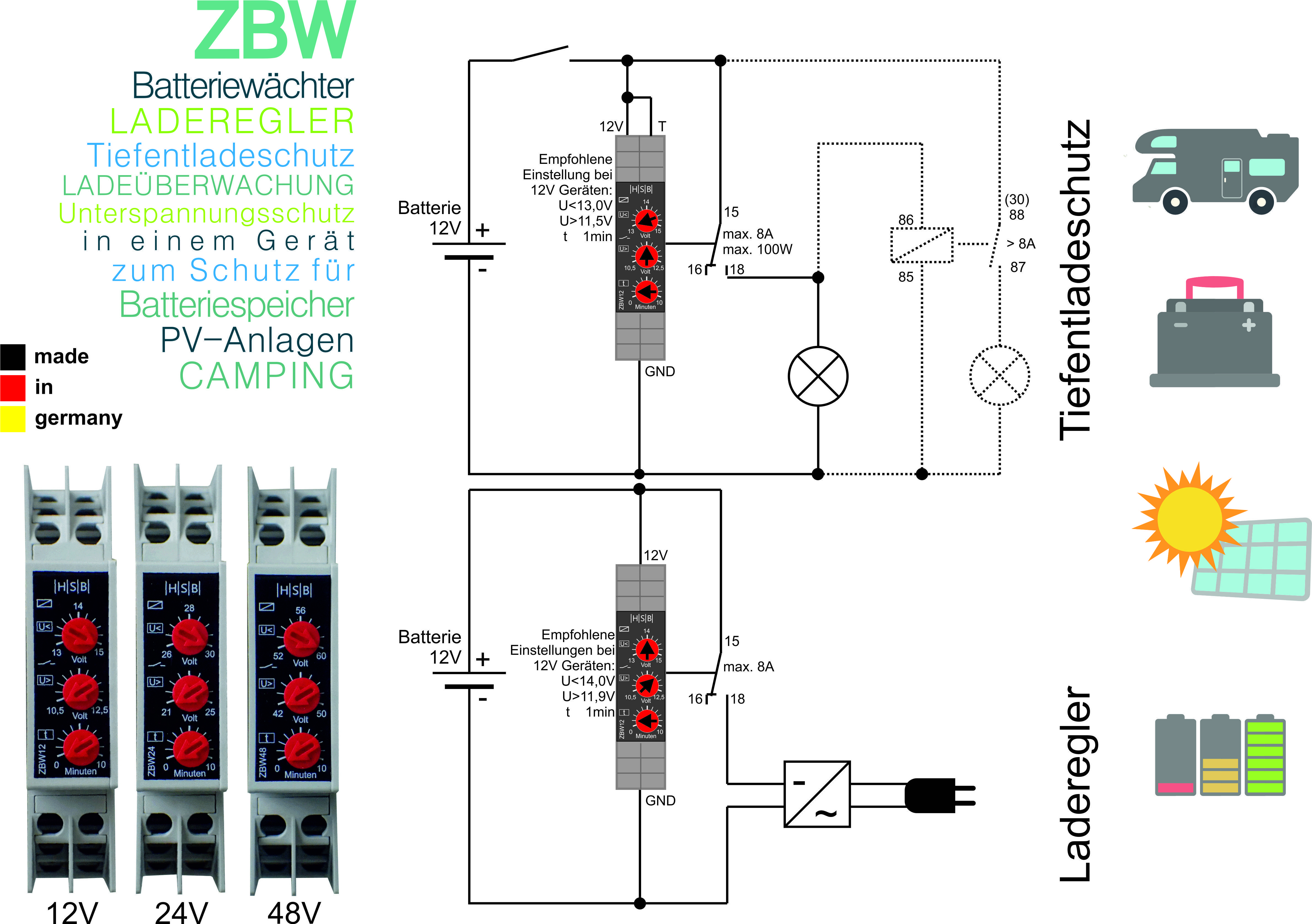 Batteriewächter ZBW 12V-1