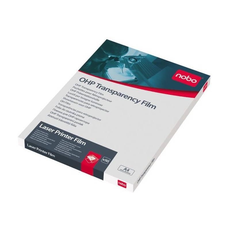 nobo Laserdrucker-Folie, DIN A4, glasklar, PP, 120 my-0