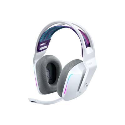 Logitech Gaming G733 LIGHTSPEED Gaming On Ear Headset Funk 7.1 Surround Weiß  Lautstärkeregelung