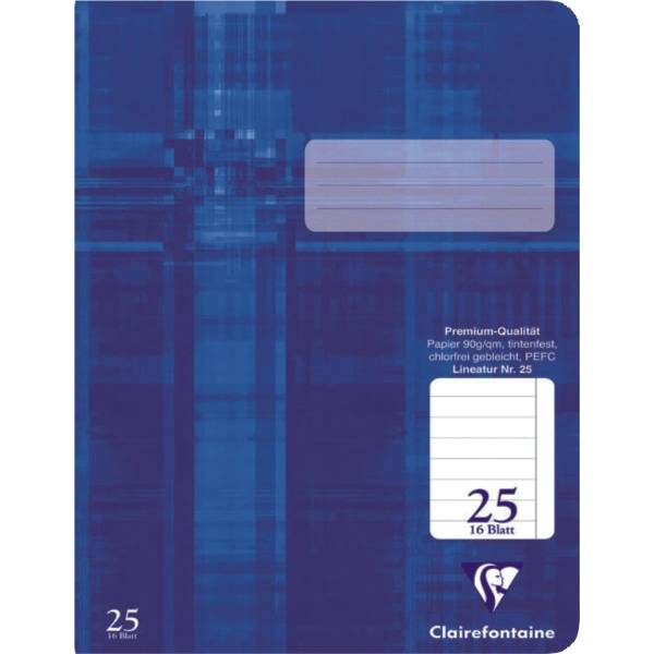Schulheft A4 Lineatur 25 16 Blatt-0