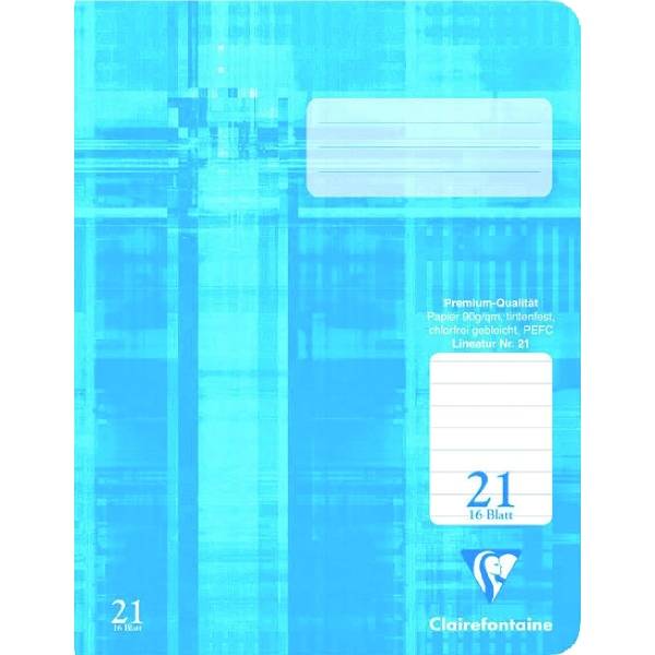 Schulheft A4 Lineatur 21 16 Blatt-0