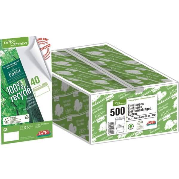 Briefumschläge C6 haftklebend RC weiß VE=40 Stück-0