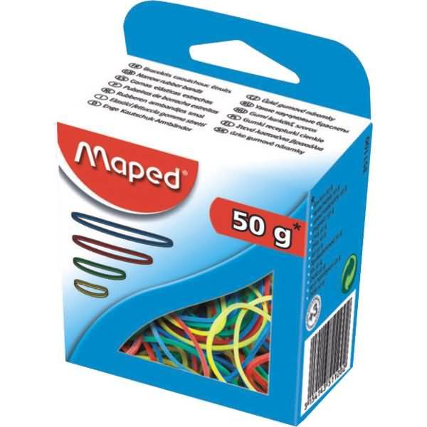 Gummiringe 50g sortiert bunt-0