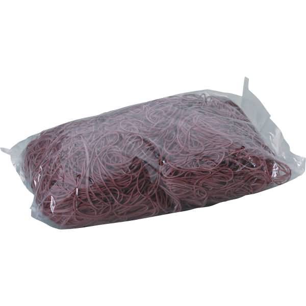 Gummiringe 100mm 1000g im Polybeutel rot
