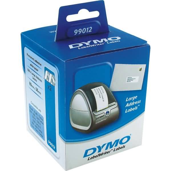 Etiketten für Dymo LabelWriter 89x36mm weiß VE=260 Stück-0