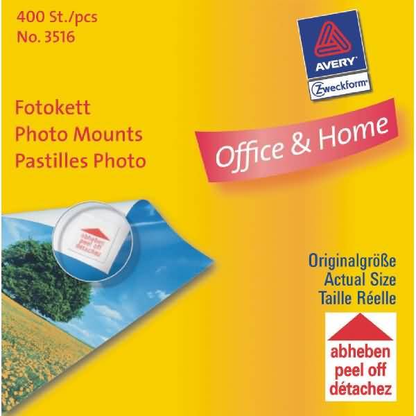 Fotokleber im Kartonspender VE=400 Stück