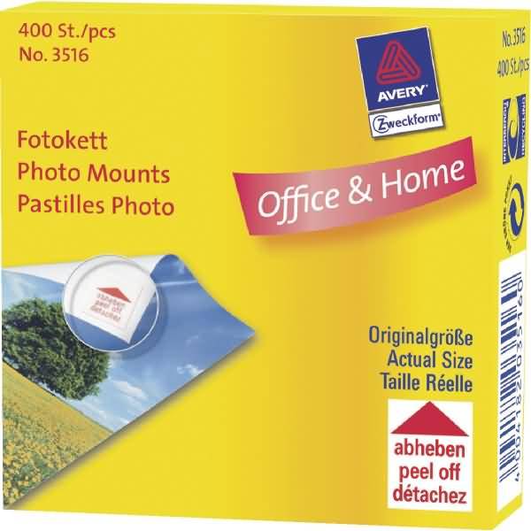 Fotokleber im Kartonspender VE=400 Stück-1