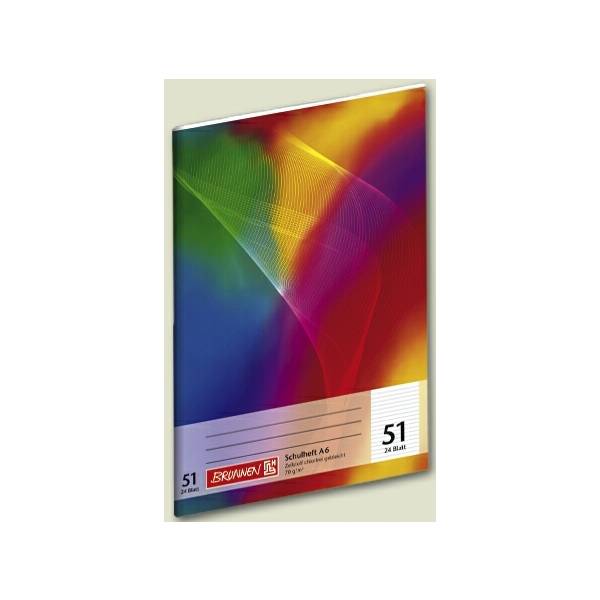 Schulheft A6 Lineatur 51 80 g/qm 24 Blatt