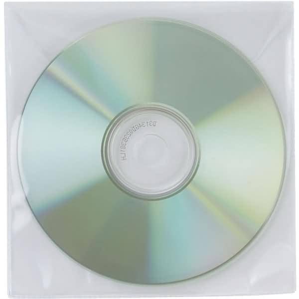 CD/DVD Hüllen PP transparent ungelocht VE=50 Stück-0