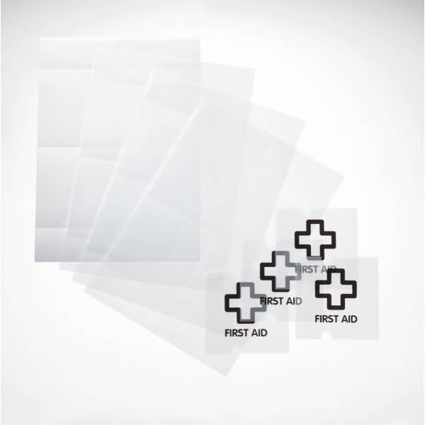 EDV-beschriftbare Folie Crystal Sign refill 105x105mm VE=10 Stück