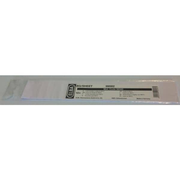Beschriftungsschildchen 2-zeilig 50mm weiß VE=160 Stück