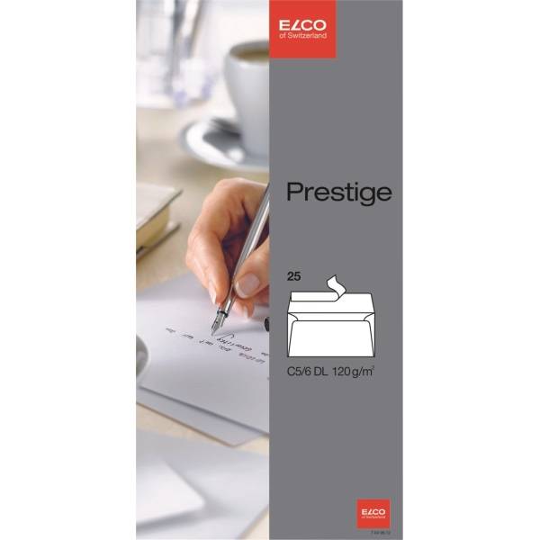 Briefumschlag Prestige C5/6 oF hk hochweiß 25 St./Pack.-1
