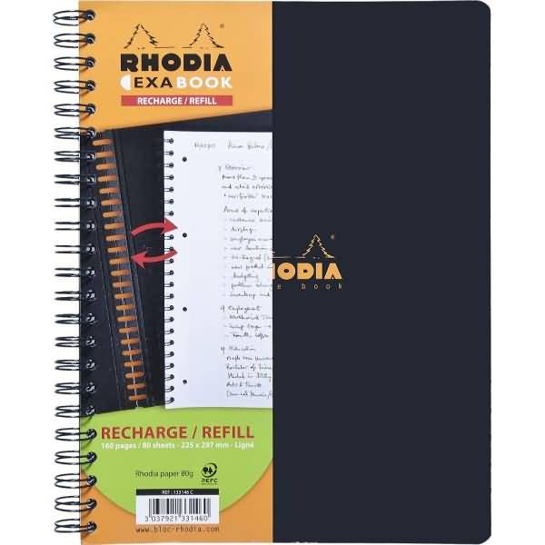 Ersatzblock für Meetingbook A4 liniert VE=80 Blatt