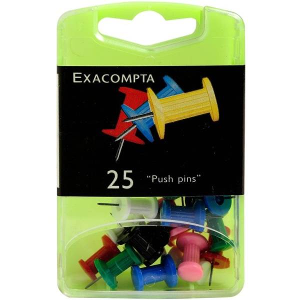 Pinwandnadel Push Pins sortiert VE=25 Stück-1