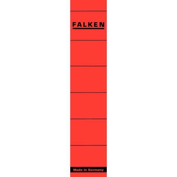 Ordnerrückenschilder selbstklebend 36x190mm VE=10 Stück rot-0