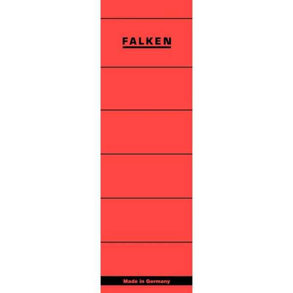 Ordnerrückenschilder selbstklebend 60x190mm VE=10 Stück rot-0
