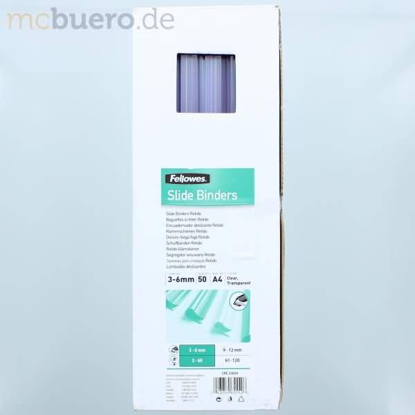 Klemmschiene Relido 3-6mm transparent VE=50 Stück