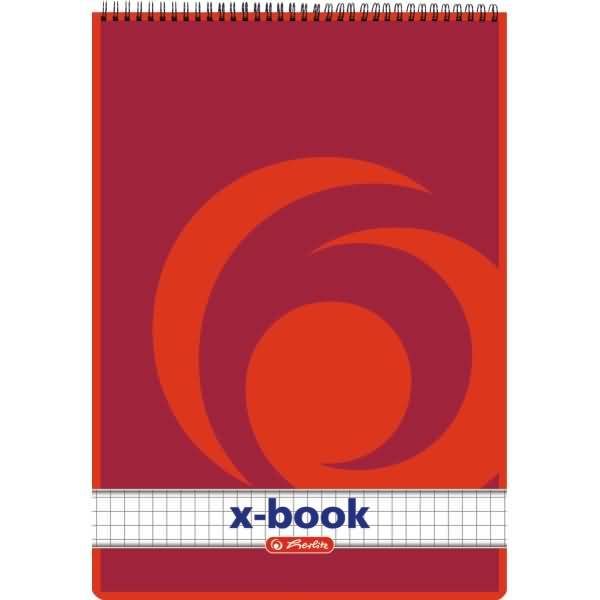 Spiralnotizblock A5 kariert 50 Blatt