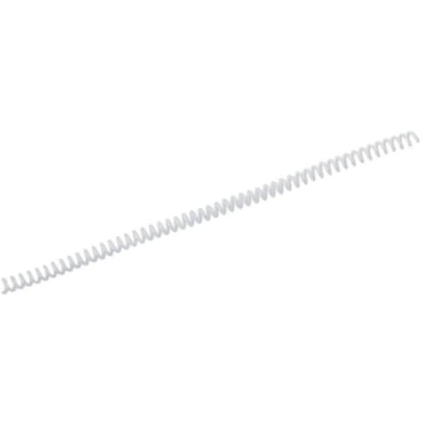 Drahtbinderücken ColourCoil A4 10mm VE=100 Stück weiß-0