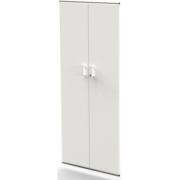 Vorbautüren für Regalsystem Artline BxH 750x173mm 5 OH weiß-0
