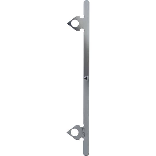 Broschüreneinhänger Metall silber VE=25 Stück