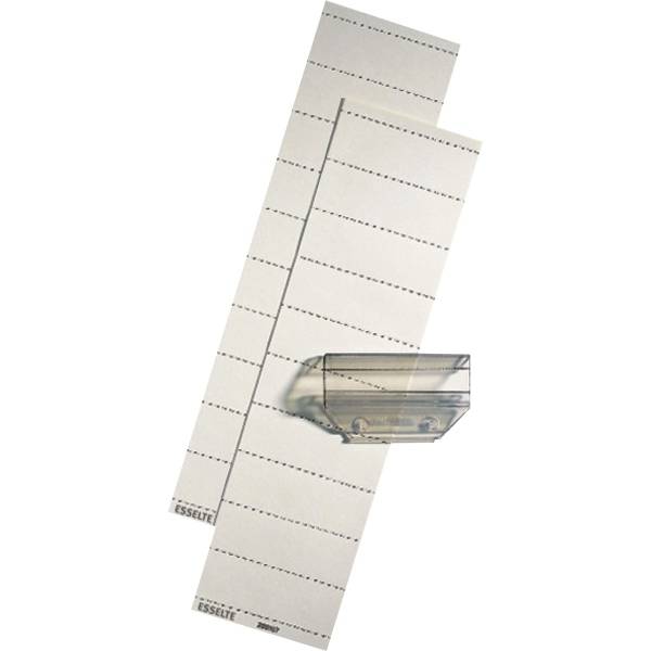 Blanko-Schildchen 60x21mm weiß VE=100 Stück