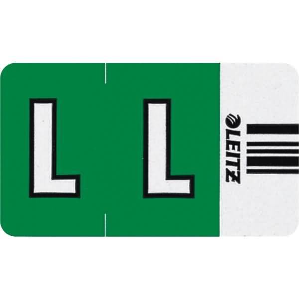 Orgacolor Buchstabensignal L VE=250 Stück dunkelgrün-0