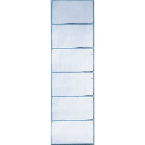 Blanko-Schildchen endlos selbstklebend 73x40mm weiß VE=120 Stück