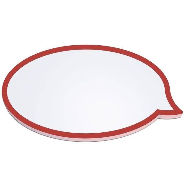 Moderationskarten Sprechblasen 110x190mm weiß VE=50 Stück