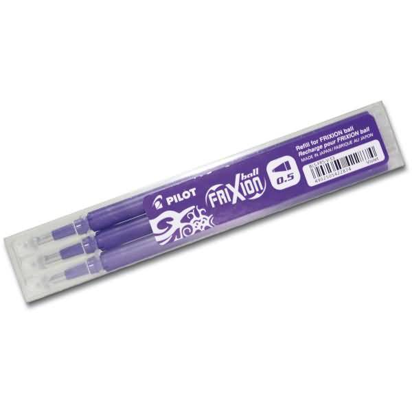 Tintenrollermine Frixion 2275 05 violett VE=3 Stück