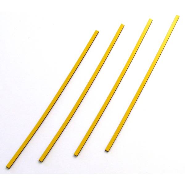 Magnetische Abschnitte 60x9x2mm VE=10 Stück zitrone