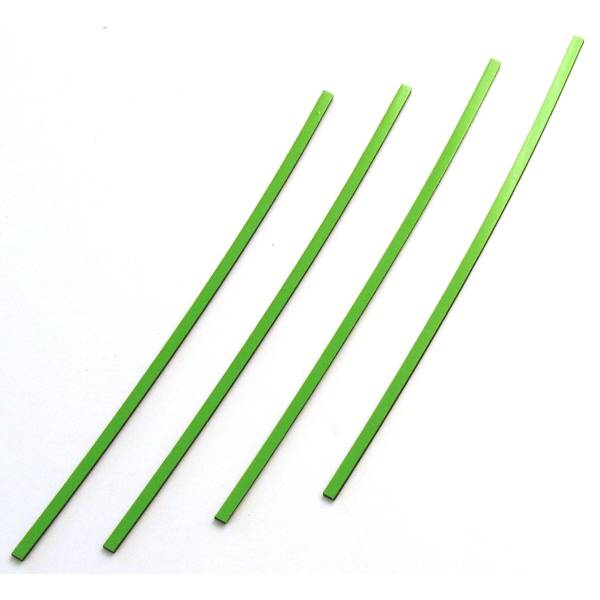 Magnetische Abschnitte 70x9x2mm VE=10 Stück hellgrün