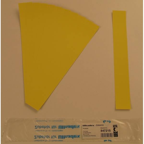 Einsteckkarten für 20mm Einsteckschiene 40x17mm VE=170 Stück zitrone-0