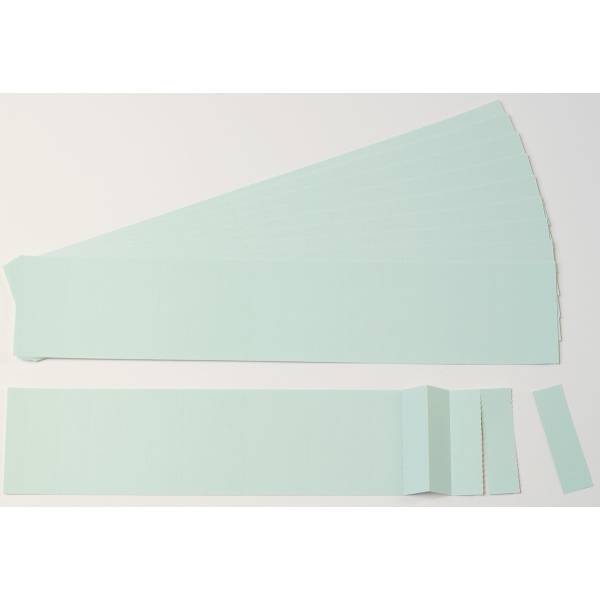 Einsteckkarten für 15mm Einsteckschiene 60x12mm hellblau VE=220 Stück