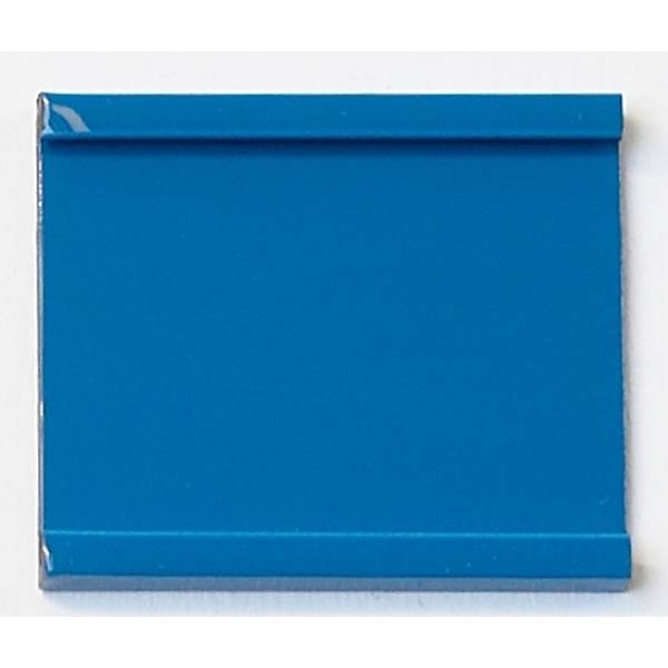 Einsteckschiene magnetisch 40x34mm blau VE=12 Stück-0