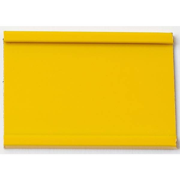 Einsteckschiene magnetisch 50x34mm gelb VE=9 Stück-0