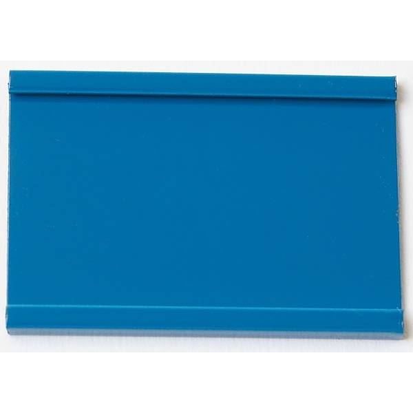 Einsteckschiene magnetisch 50x34mm blau VE=9 Stück-0