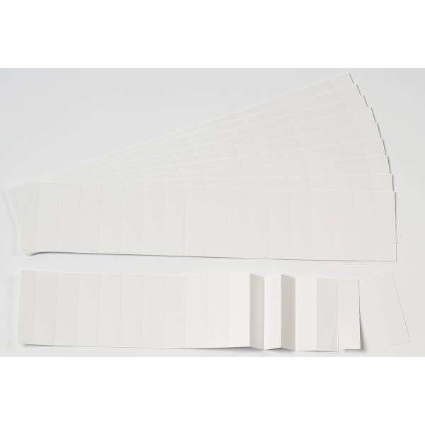 Einsteckkarten für 34mm Einsteckschiene 70x32mm weiß VE=90 Stück