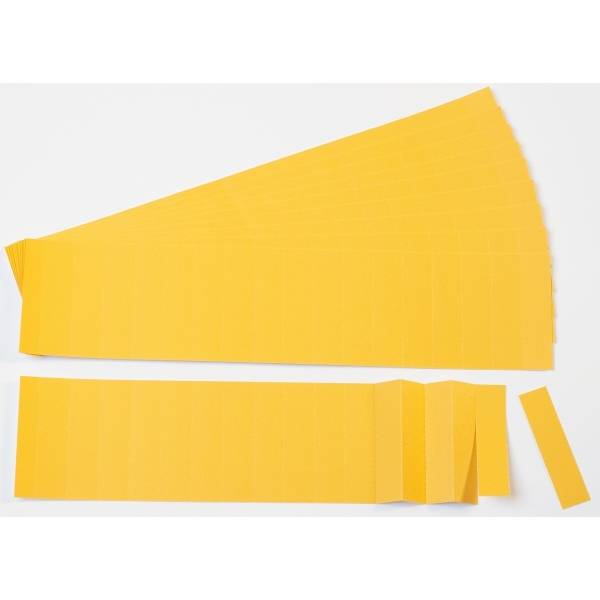 Einsteckkarten für 34mm Einsteckschiene 210x297mm gelb VE=5 Bogen