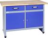 Küpper 12057 Werkbank (L x B x H) 600 x 1200 x 840 mm Royalblau, Silber