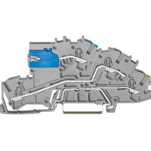 WAGO Installations-Etagenklemme 4,0qmm, NT-L-PE,grau 32A-0