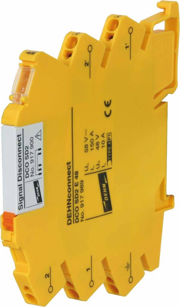DEHN Übersp.Abl.--Reihenkl. 2-polig, SD 2 DCO SD2 E 48-0