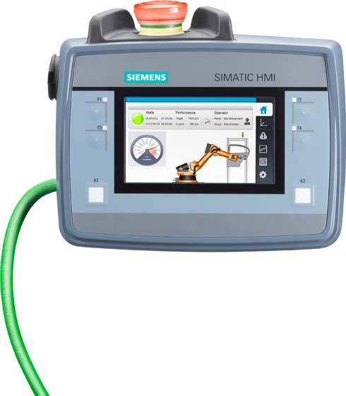 Siemens 6AV2125-2DB23-0AX0 6AV21252DB230AX0 SPS-Mobile panel-0