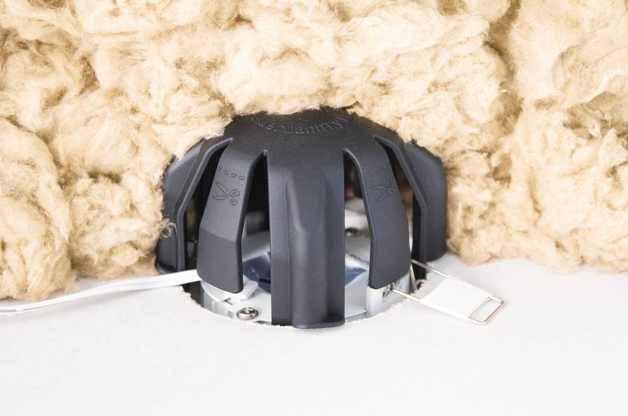 HellermannTyton Abstandshalter für Einbaustrahler SpotClipIVSlimBK-0