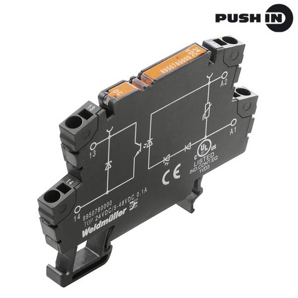 Weidmüller Solid-State-Relais 5-48VDC 500mA TOP 24VDC/48VDC 0,5A